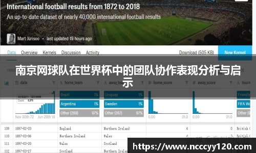 南京网球队在世界杯中的团队协作表现分析与启示